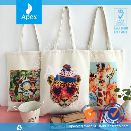 Fashion new printed canvas shopping bag